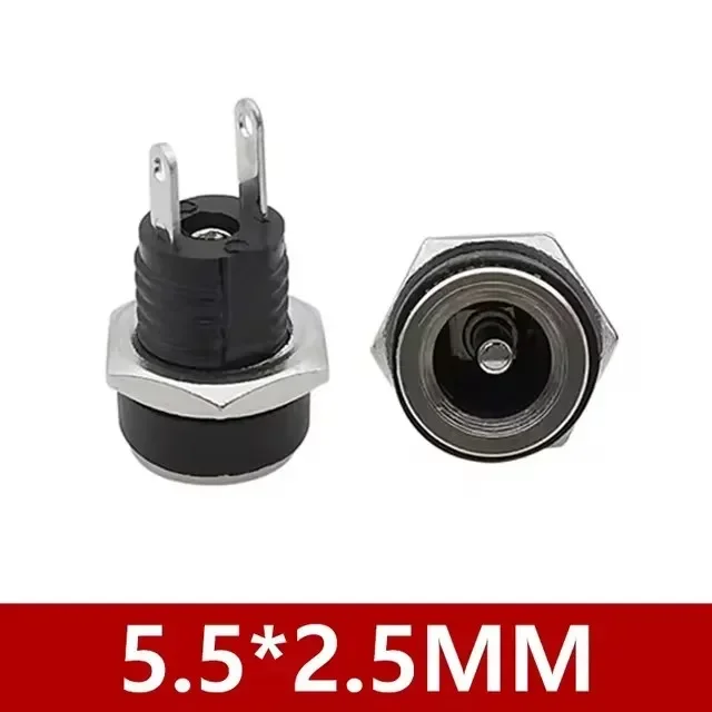 

Розетка постоянного тока DC-022B 5,5х2,5 мм