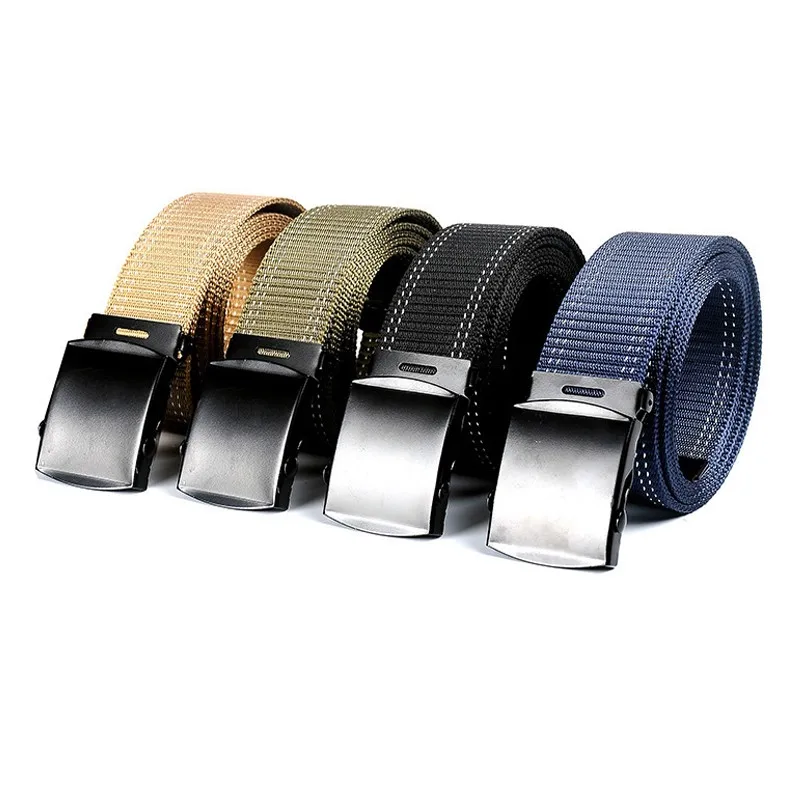 

Fashion Men Tactical Belt Metal Buckle Breathable Outdoor Multifunctional Nylon Belts For Male Sport Jeans Accessories Waistband
