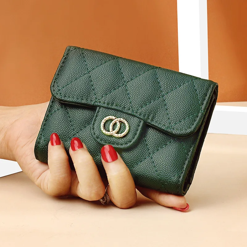 Colorful Big Capacity Leather Women Wallet Fashionable Card Holder Multifunctional Lady Bag Lovely Coin Purse For Ladies