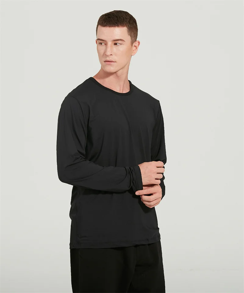 

Футболка LULU YOU LIKE Мужская Спортивная, быстросохнущая рубашка с короткими рукавами для фитнеса и йоги, высокоэластичная, из железа, чистого ц...