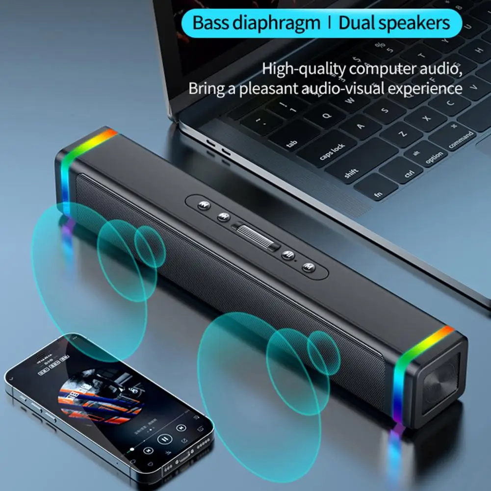

Stable Transmission Professional Bluetooth-compatible 5.0 Wireless Speaker Household Spplies