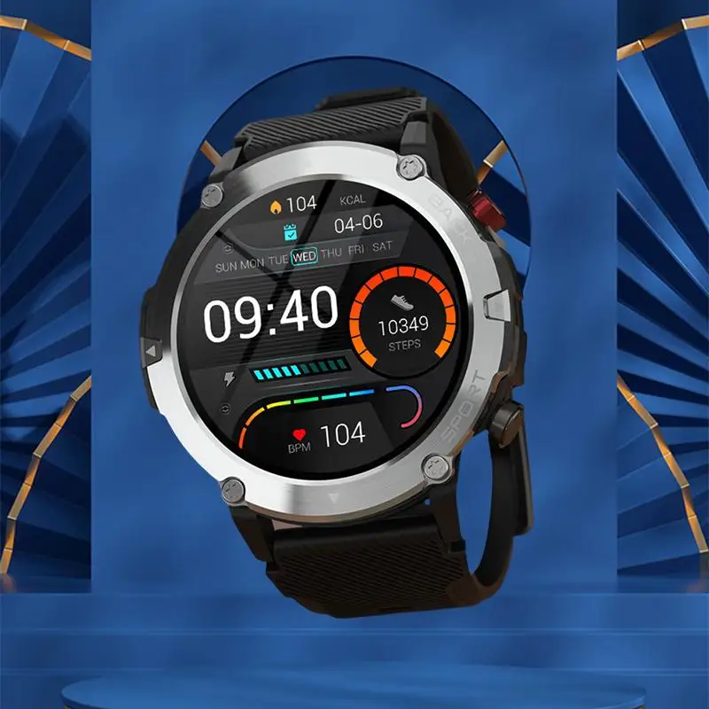 

Ultimate Smart Watch with Bluetooth Calling, Heart Rate Monitoring, Sleep Tracking, and Step Count - The Perfect Fitness Compan