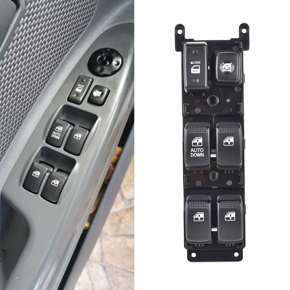 

Car Front Left Electric Power Master Window Control Switch Lifter Button For Kia Rio 2007 2008 2009 93570-1G200 935701G200