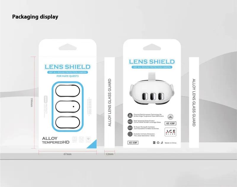 Закаленная пленка для очков виртуальной реальности аксессуаров наушников Meta
