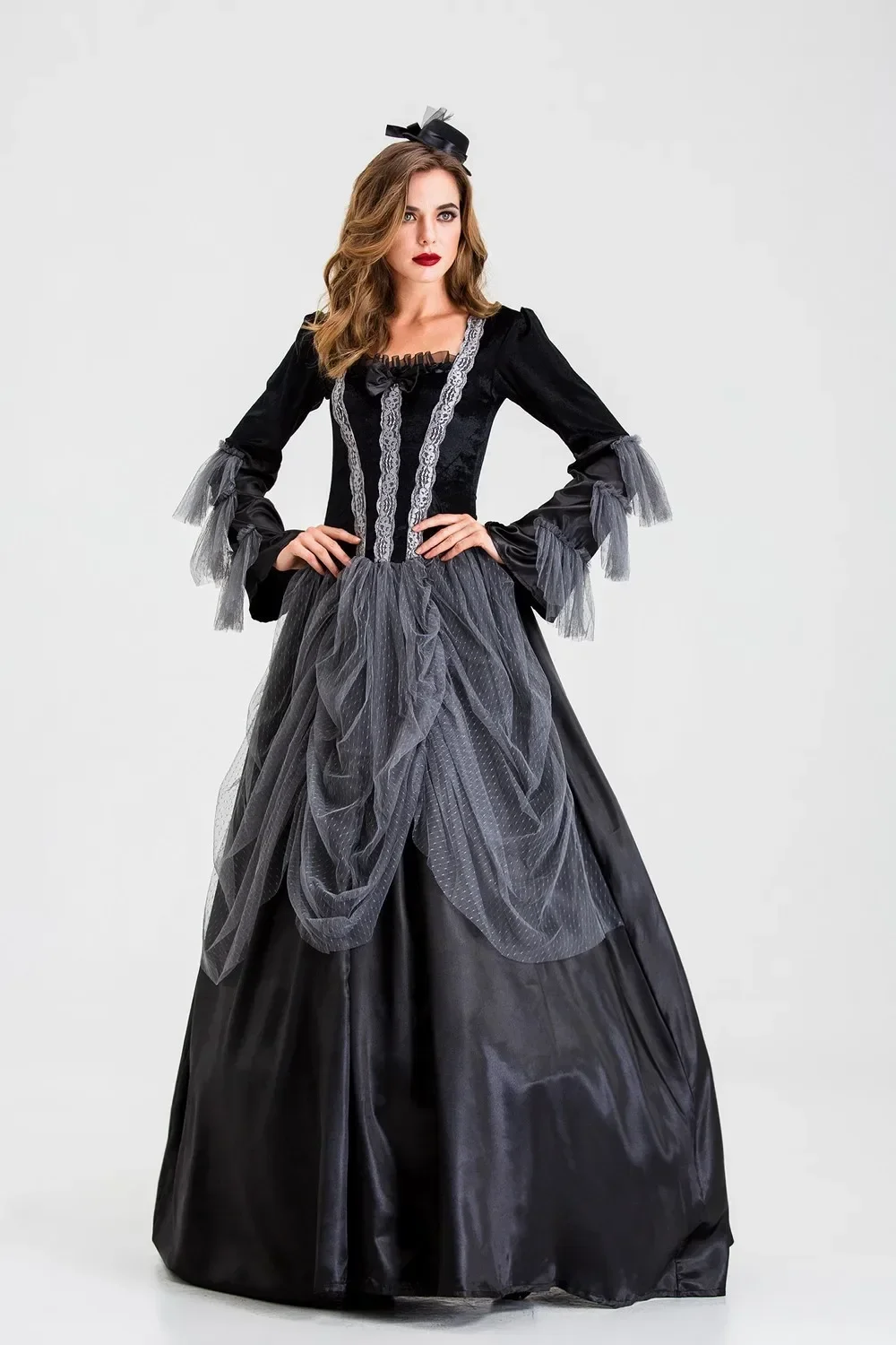 Косплей Средневековый Лесной Эльфийский Костюм Готический Винтаж Тонкий