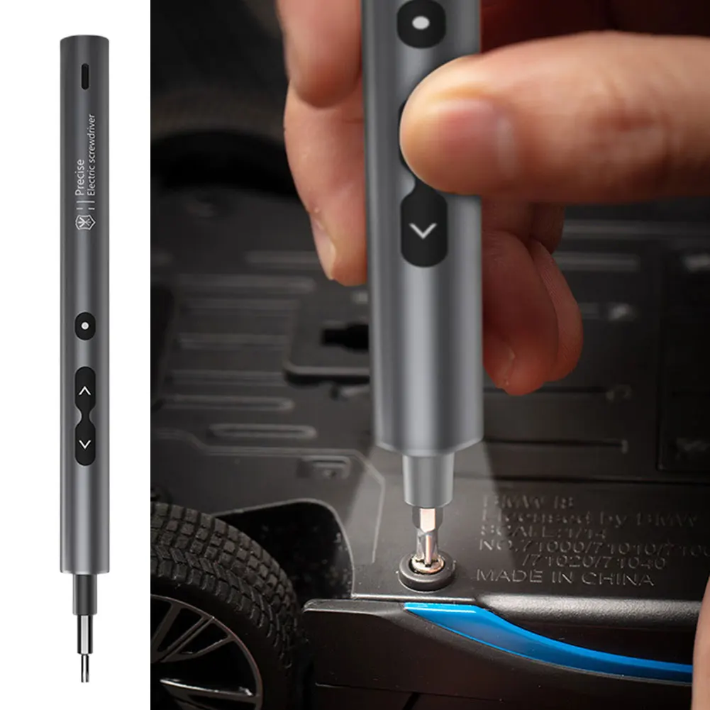 

28 in 1 Alloy Steel Bit Screwdrivers Rechargeable Electric Power Screwdriver Set Portable with LED Light for Phone Laptop Repair