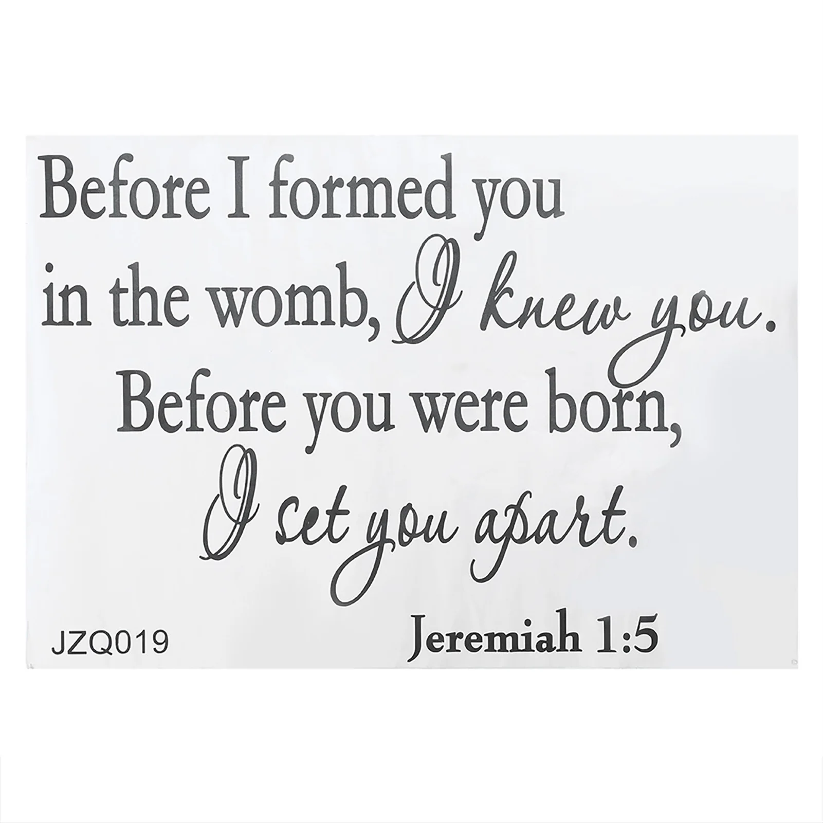 

Bible Verse Wall Decals Christian Quote PVC Wall Art Stickers Religious Decor