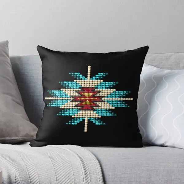 

Turquoise Native American Southwest Styl Printing Throw Pillow Cover Hotel Case Bedroom Waist Throw Fashion Pillows not include