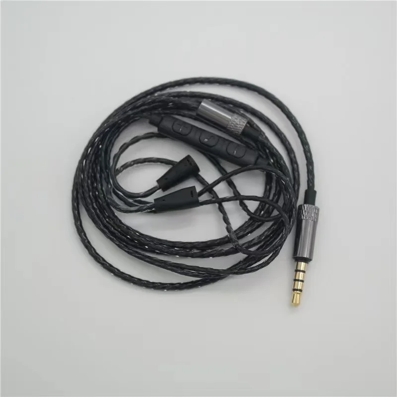 

For Sennheiser IE80 IE8i IE8 Earphone 3.5mm Wired Earphones Cable Detachable Replacement Headphone Cord With Mic