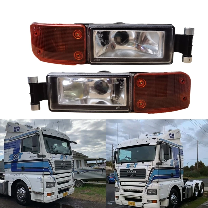 

For TGA MAN Truck Fog Light Lamp 81253206112 81253206092 81253206111 81253206091 European Truck Parts No bulbs