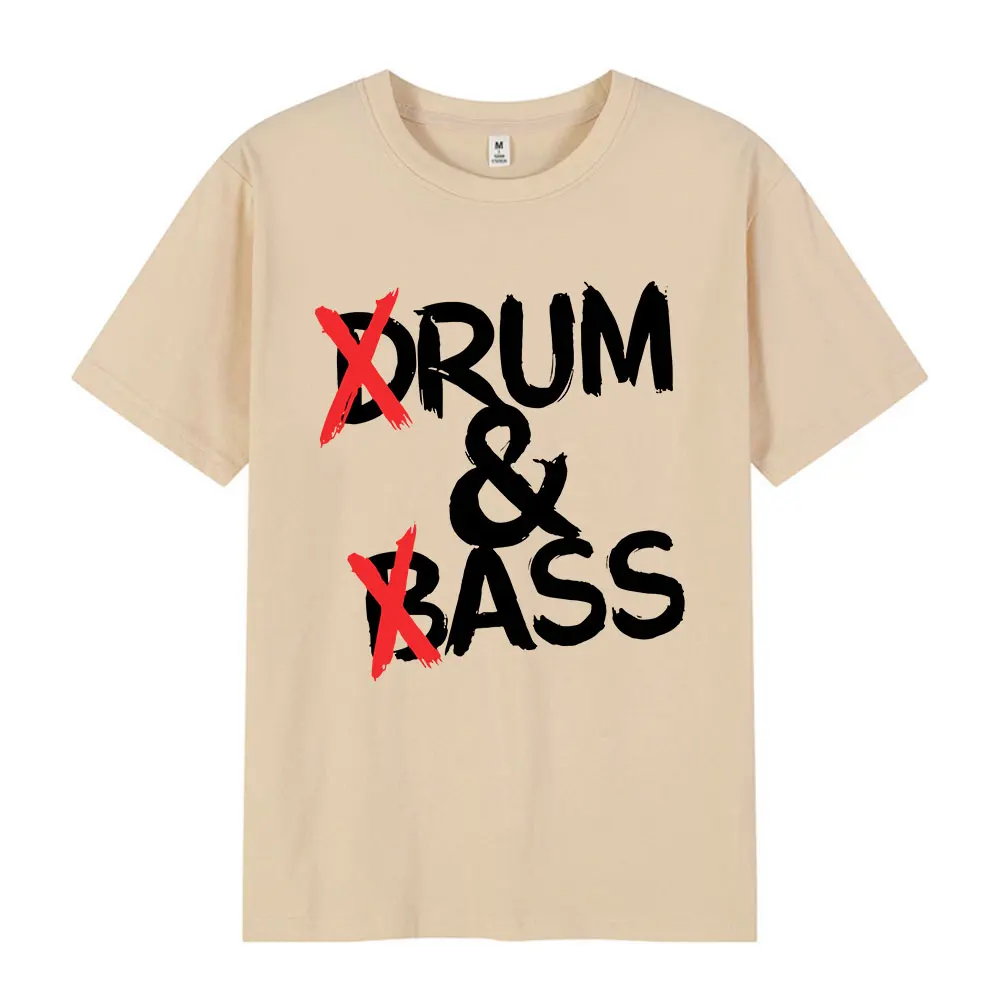 Funny Drum and Bass T Shirts Rum Ass Lovers Jokes Short Sleeve Cotton Soft T-shirt Unisex Fashion Casual Tee Shirt Oversized