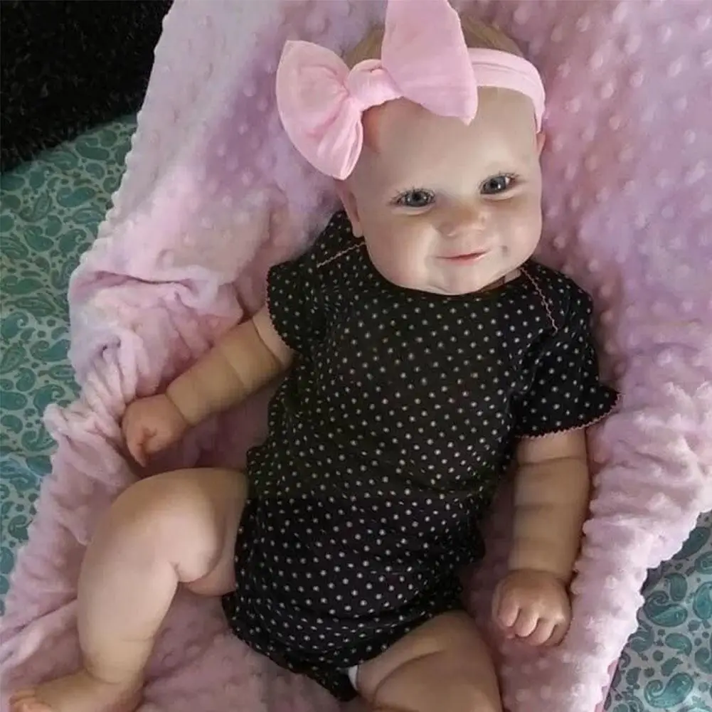

50cm Rebirth Toy Baby Toddler Really Soft Maddie Hand-painted Hair High Quality Handmade Toys Christmas Gift For M2r4