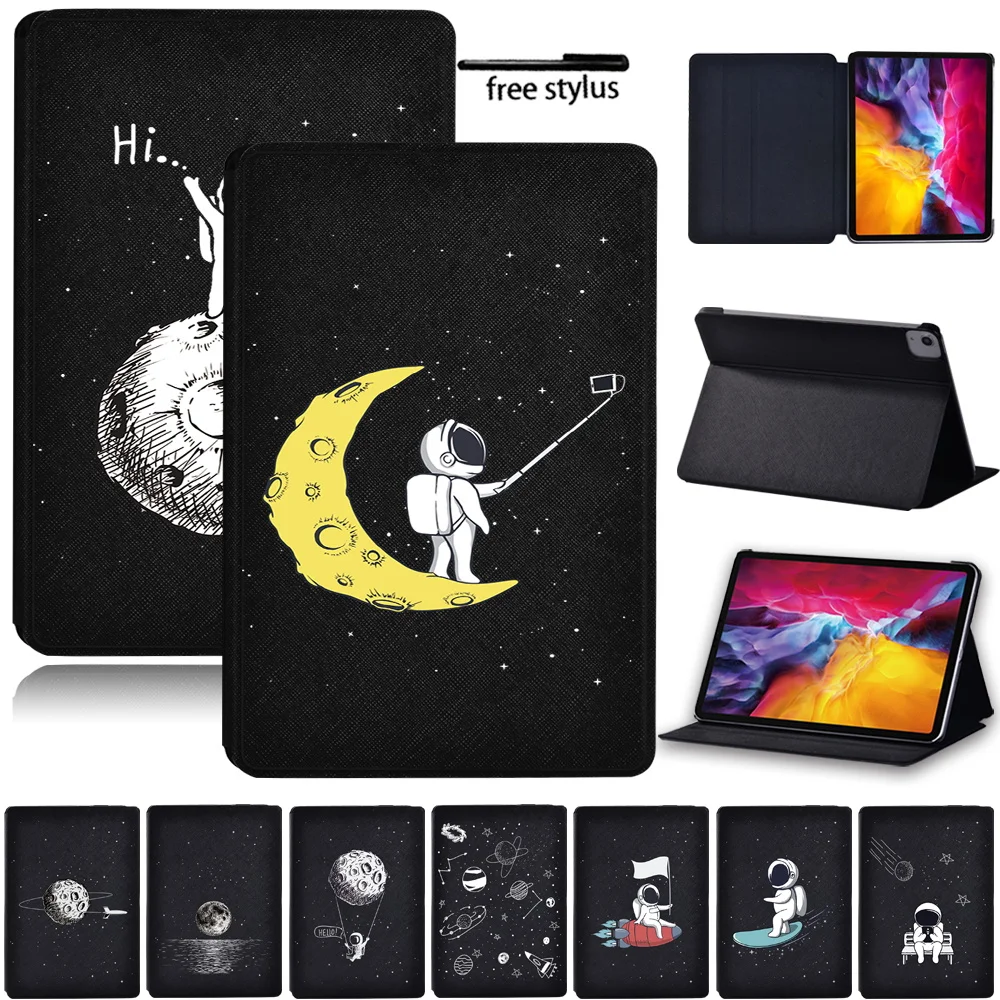 

Tablet Case for Apple IPad Air 4th 10.9 A2072 A22316/Air 5th A2258 M1 Tablets Accessories Protective Shell Printed Leather Cover