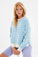 trendyol jacquard knitwear sweater twoaw22kz2173