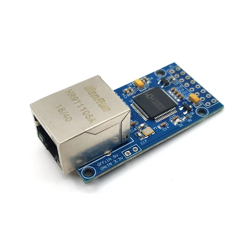 Сетевой модуль CH9121 UART с последовательным портом для Ethernet промышленный