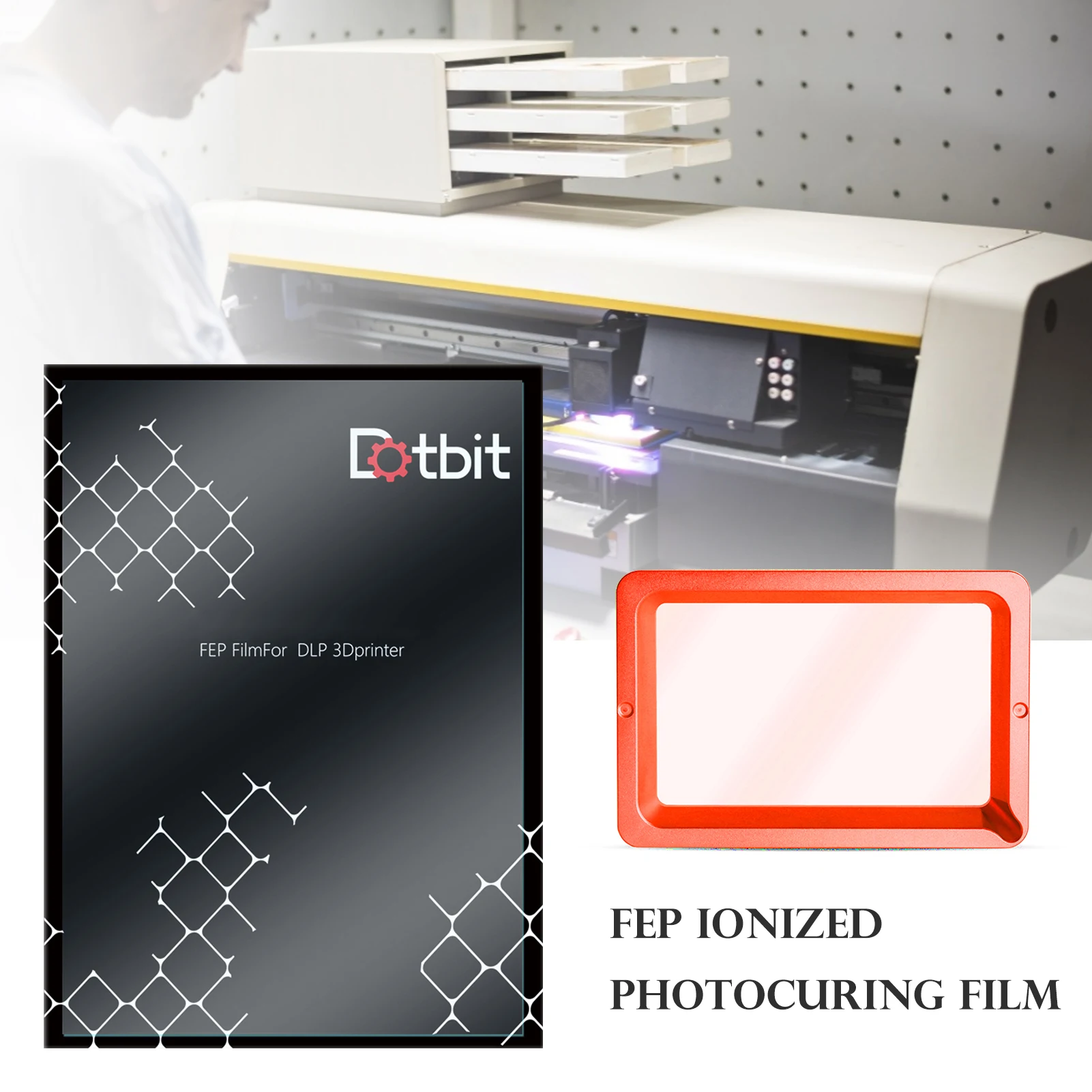 

5 шт./лот DLP SLA LCD Смола 5,5 x мм дюйма UV FEP пленка выпуска лист для ANYCUBIC Photon Wanhao Дубликатор D7 3D принтер запчасти
