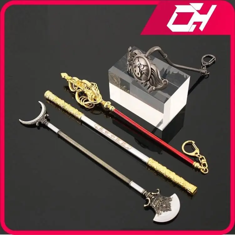 

New Journey to the west Metal Model Monkey King Golden Rod Pig Eight Rings Tooth Nail Rake Sand Monk Crescent Shovel Alloy Model