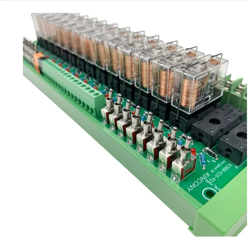 Фото Kincony KC868-E16V2 Max250V 16A Модуль промышленного релейного переключателя на DIN-рейку, терминал с кнопкой ручного управления, клавиатура №3