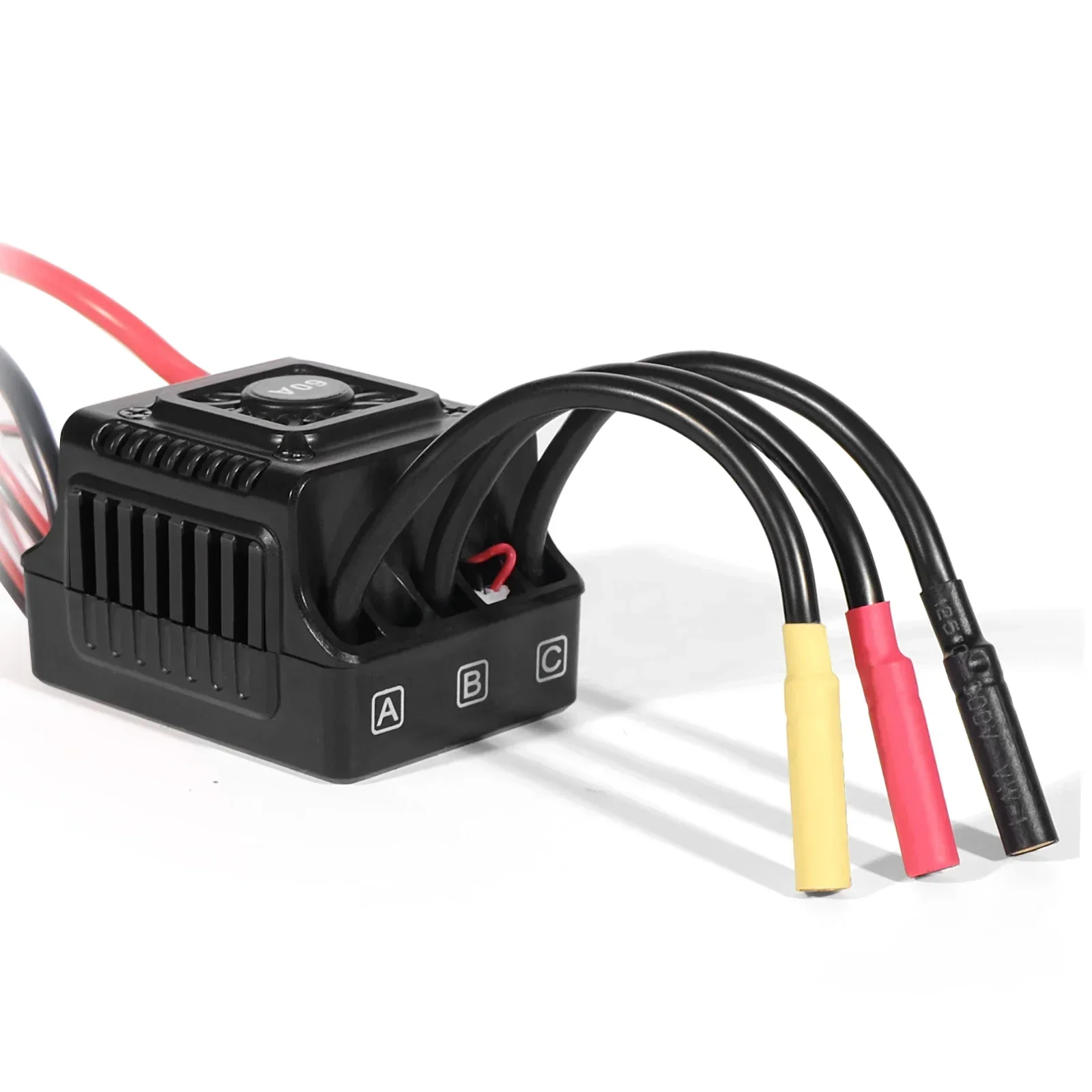 NEEBRC 60A Водонепроницаемый бессенсорный бесщеточный ESC BEC T/XT60 2-3S для 1/10 RC