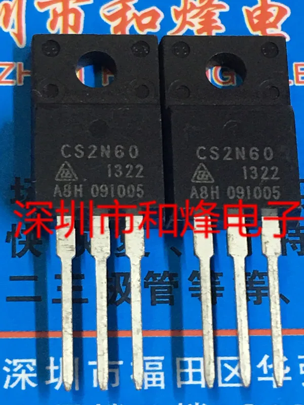 

5PCS-10PCS CS2N60 TO-220F 600V 2A On Stock New And Origjnal