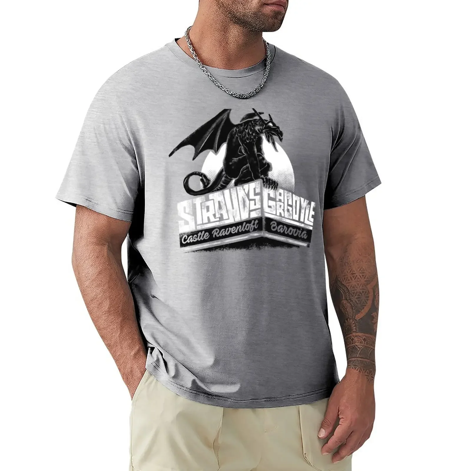Мужская Винтажная Футболка strahde GARGOYLE