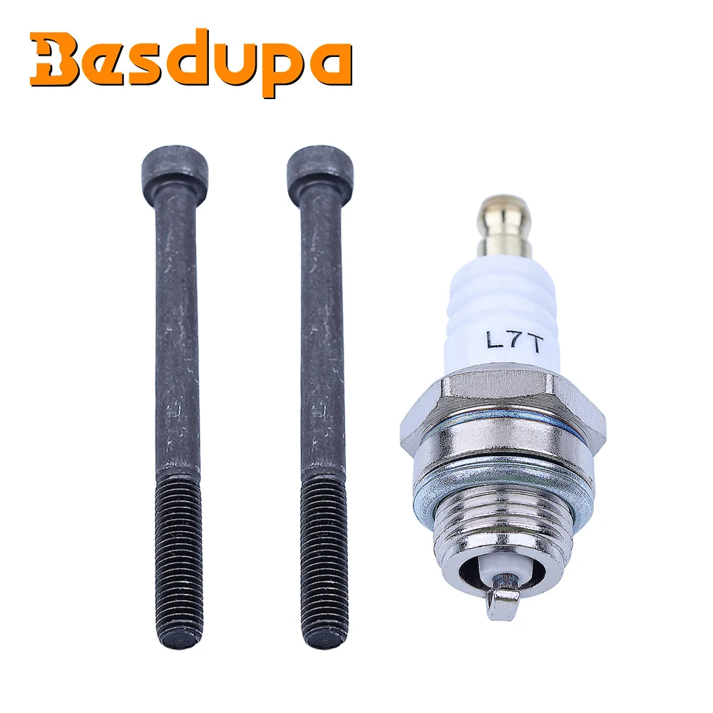 2 шт. болт глушителя выхлопной трубы для Husqvarna 257 261EPA 262 262XP 51 55 61 66 261 262 266 268 деталь кусачки для бензопилы M6 x 80 мм