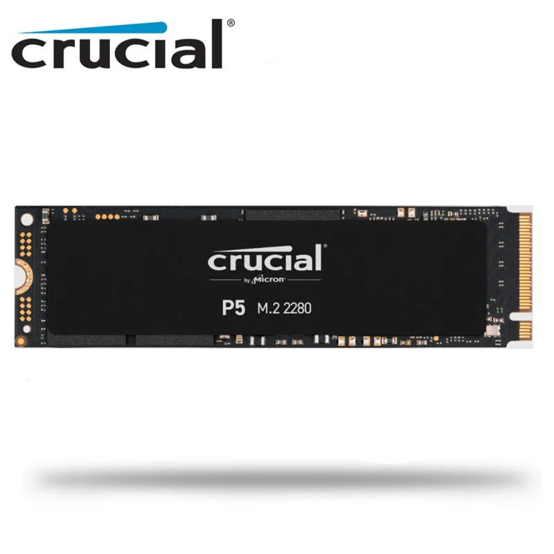 

Новый твердотельный накопитель Crucial P5 500 ГБ 1 ТБ SSD PCIe Gen3x4 M.2 2280 для ноутбука, рабочего стола, внутренний жесткий диск 500 Гб