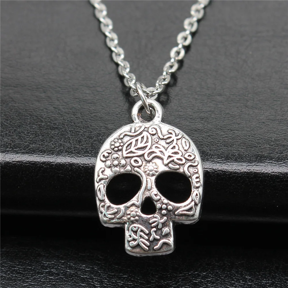 

Женское ожерелье с подвеской в виде черепа, 24 х16 мм