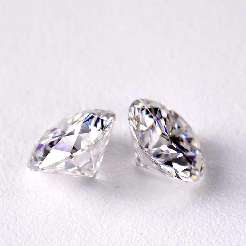 Кольцо из 18-каратного золота с обнаженными бриллиантами D-color VVS 0 5-30 карат