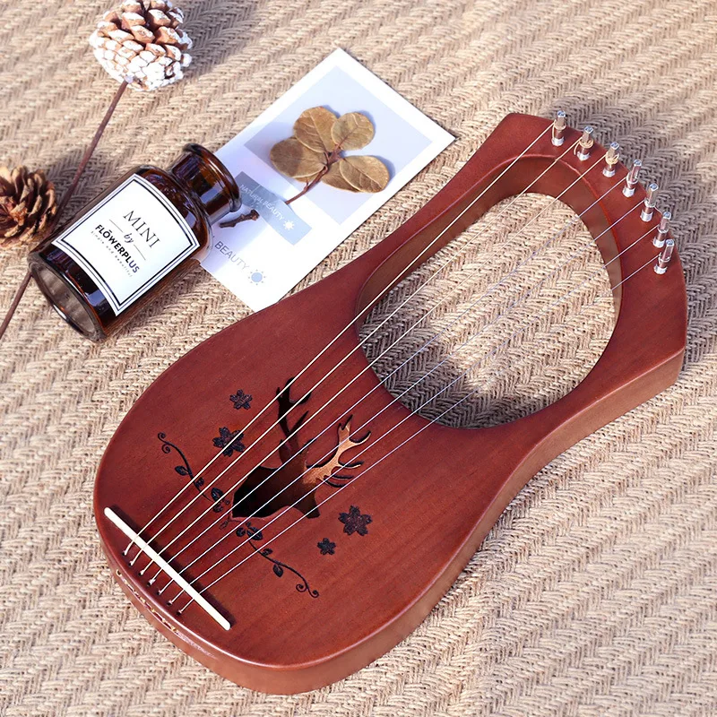 

16 Strings Jaw Lira Lyre Harp Solid Wood Portable Guitar Ethnic Instrument Unusual Muzik Aletleri Child Musical Instrument