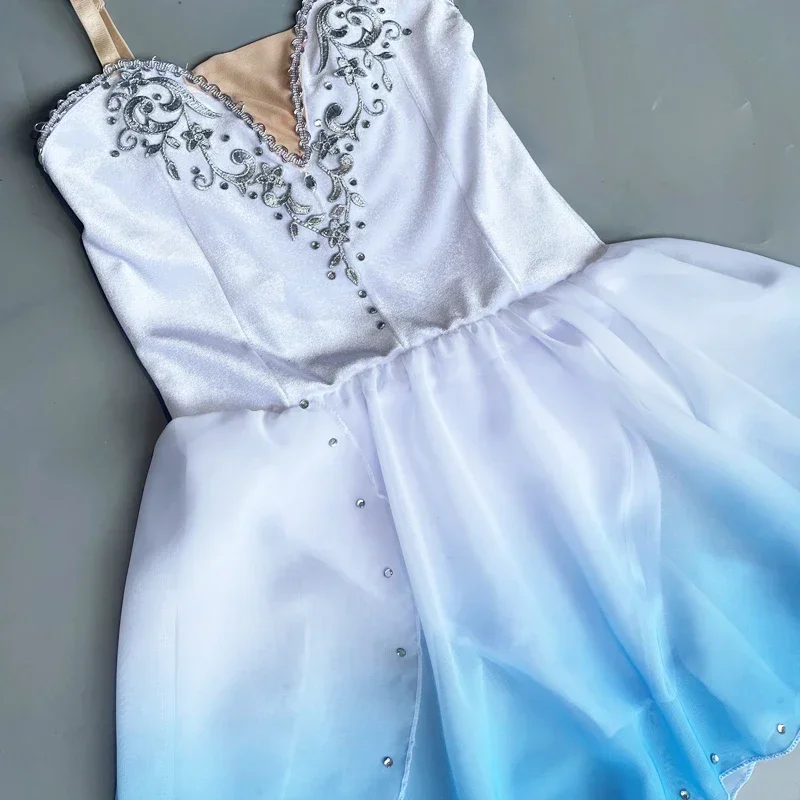 Балетное платье для девочек танцевальное трико с Купидоном женское выступлений