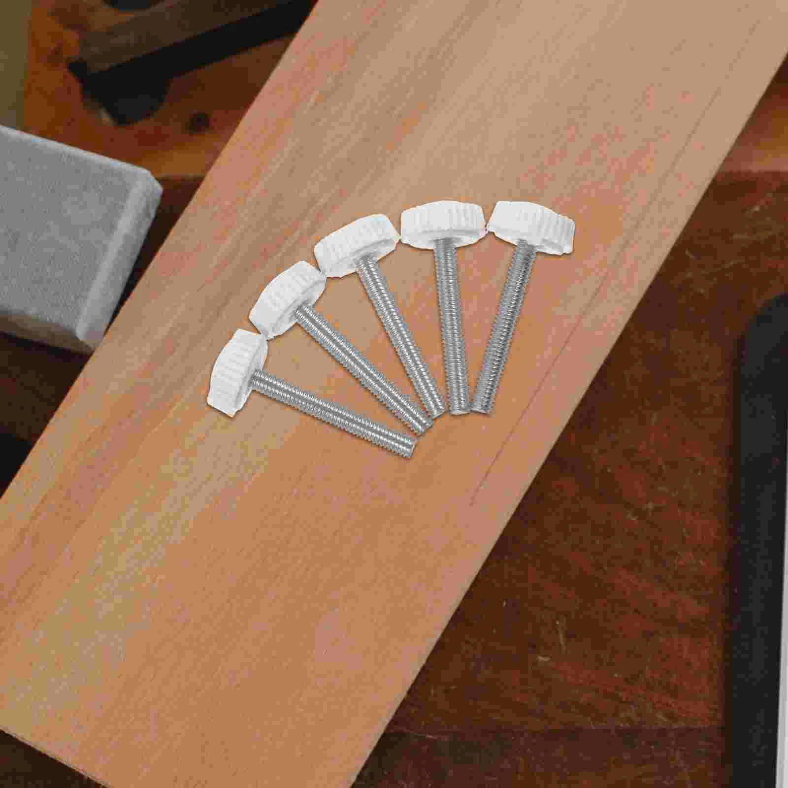 

50 Pcs Bolts Tightening Screw Hand Knob Adjust Machine Screws Replacement Thumb Metal