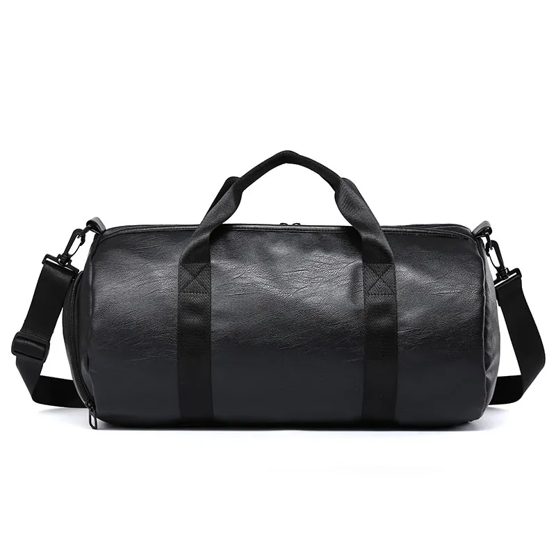Leather Travel Bag Handbag Duffle for Men Waterproof Large Capacity Portable Shoulder Business Traveling Luggage Tote Male