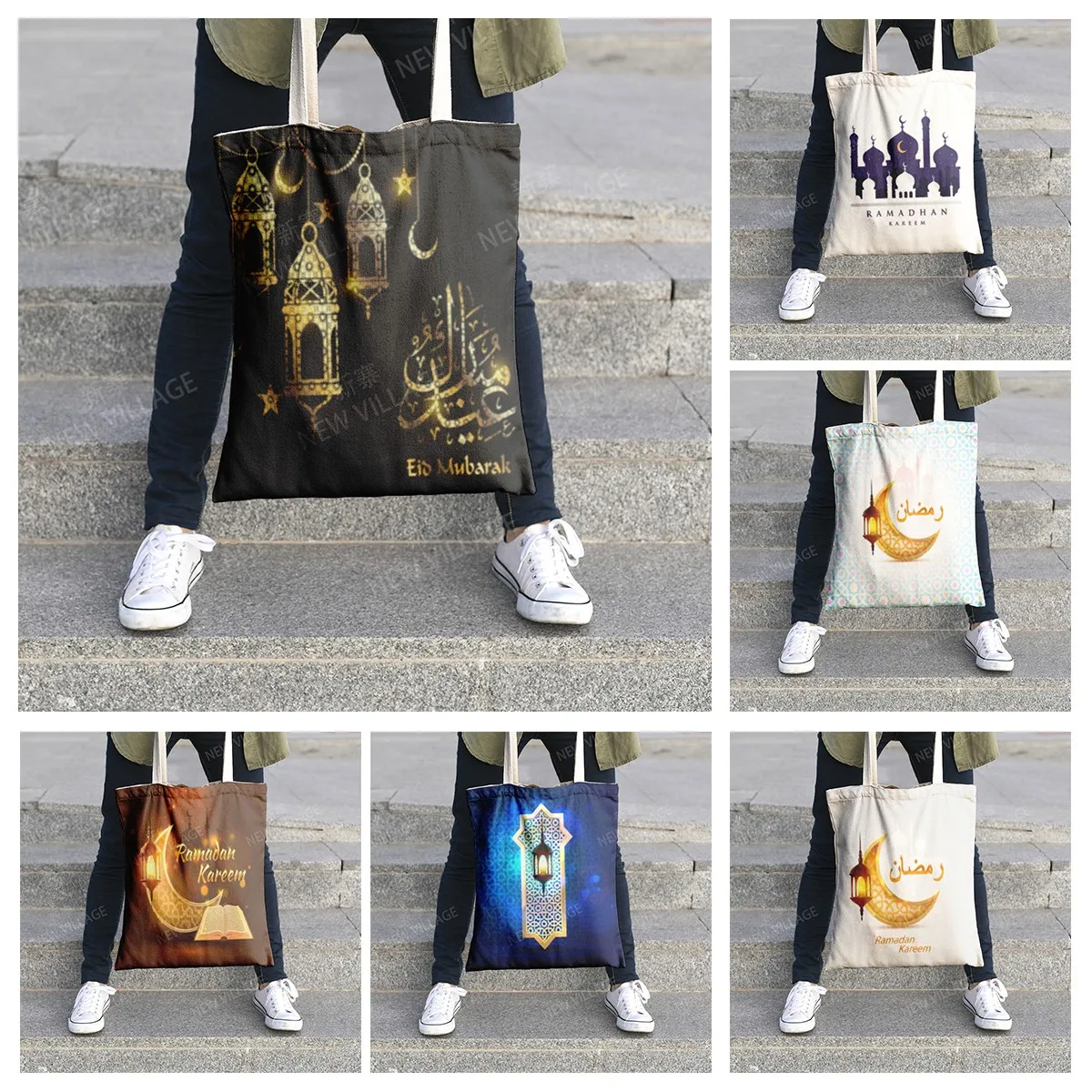 

Дорожная сумка, Женский Органайзер Magic and the Moon, сумка для покупок, холщовая косметичка для хранения косметики, сумка для покупок