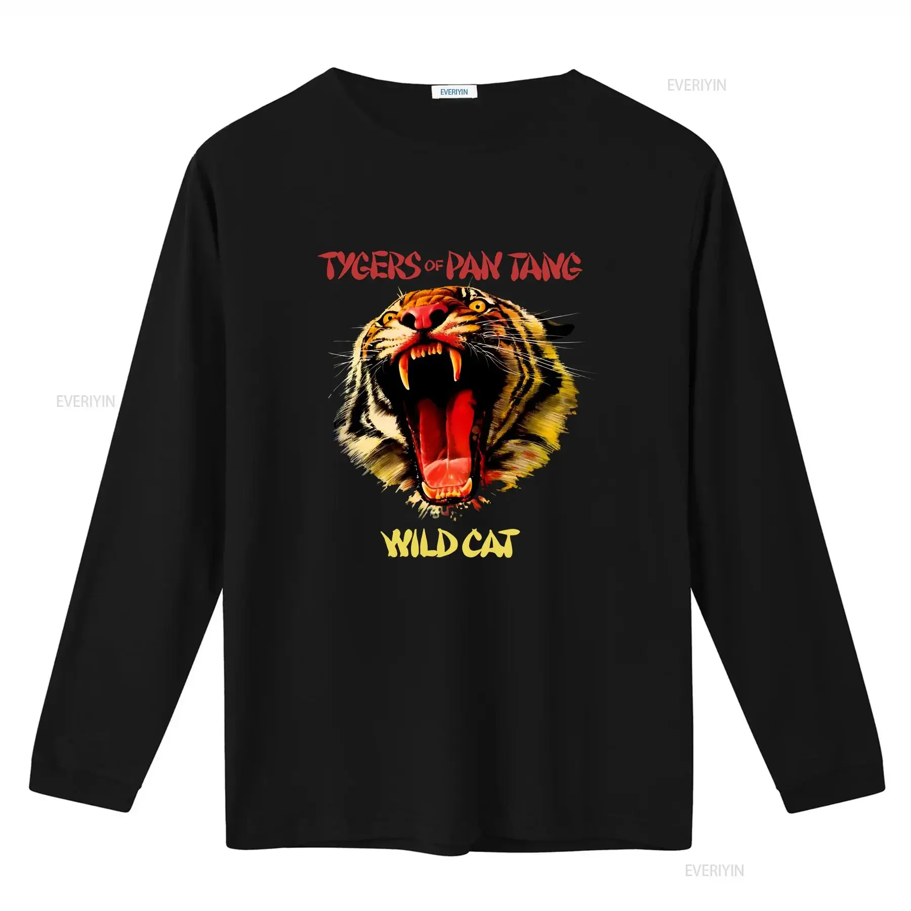 Фото Футболка Tygers Of Pan Tang Wild Cat, винтажная, для взрослых, размер S-5XL, MM1164, с эффектом потертости, слегка комфортная, мужская, модная, винтажная, мягкая. №3