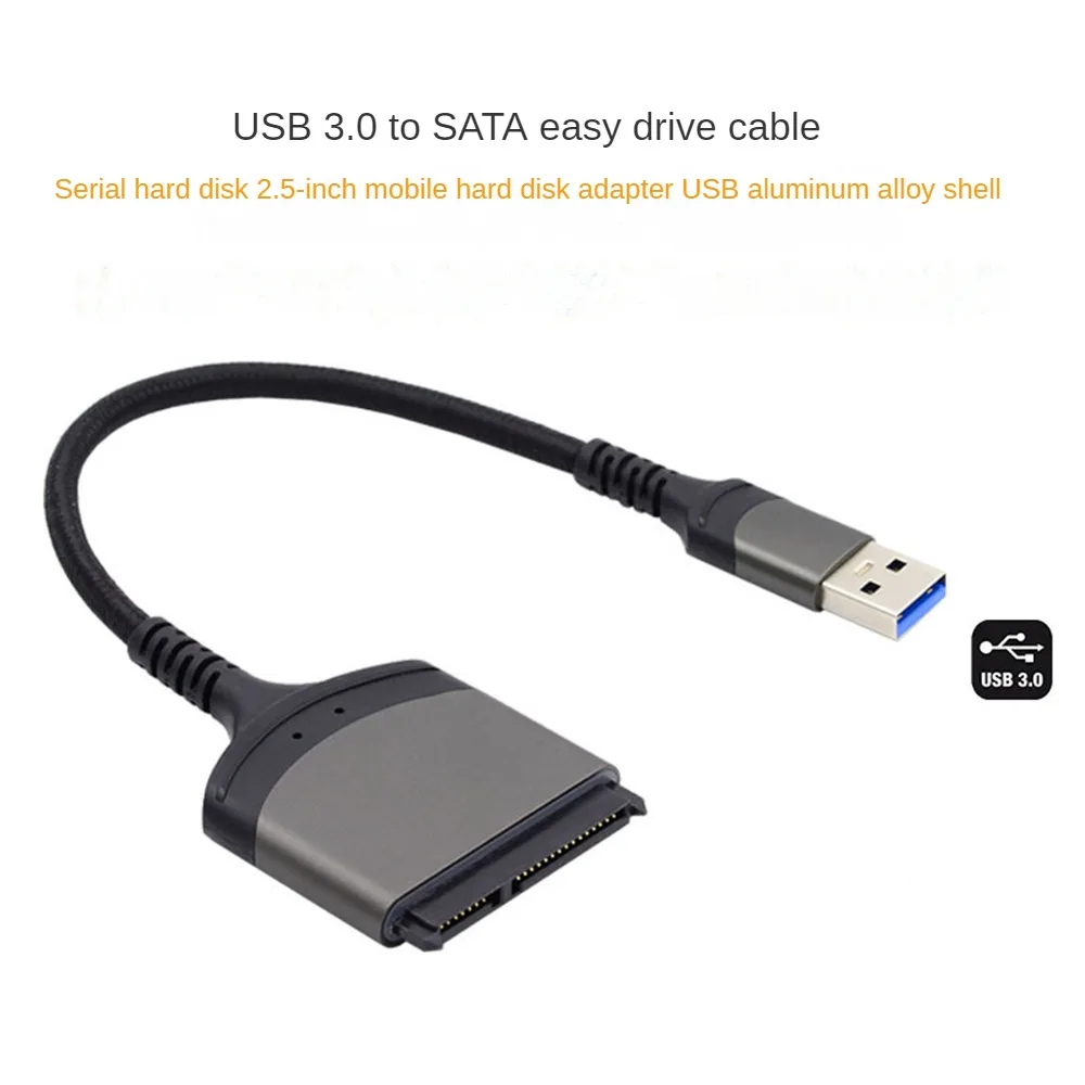 

3,0/Type C к SATA 7 + 15 22-контактный кабель, внешний жесткий диск HDD SSD адаптер для Windows 7/8/10 поддерживает передачу данных 6 Гбит/с