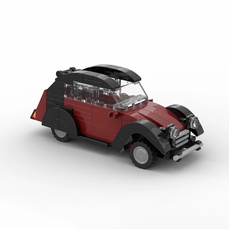 123 шт. Moc Citroen 2CV Charleston Champion строительные блоки городский гоночный автомобиль супер