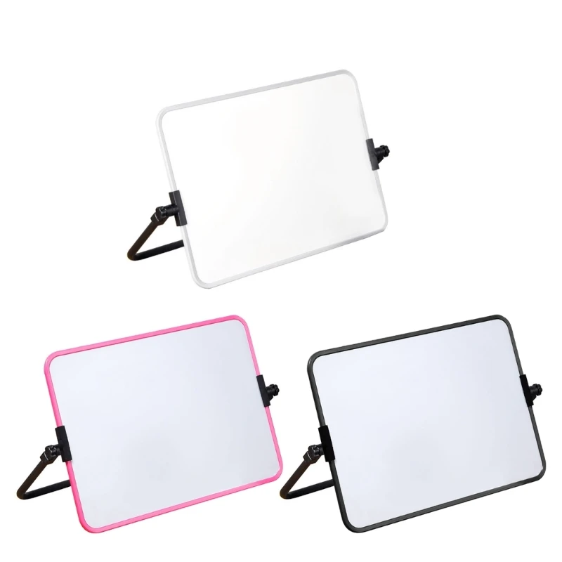 Double Sided Mini Whiteboard A4 Size, Easy to Clean and Handheld Magnetic  Small  for Kids Drawing