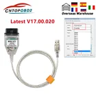 Профессиональный Mini Vci J2534 V17.00.020 для-Toyota OBD2 автомобильный диагностический кабель FT232RL TIS Techstream MINI-VCI для автомобилей до 2021 г.