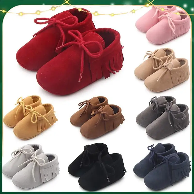 

Baby Shoes Girls Moccasins Retro Tassel Soft Sole Sport Sneakers Infant First Walker Toddler Boots Casual Boys Crib Shoes 0-12M