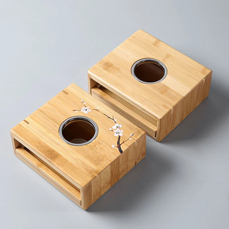 Bamboo Tea Warmer Candle Heating Holder Japanese-style Thermostat Wine Temperature Base Teapot Heater Household Tools