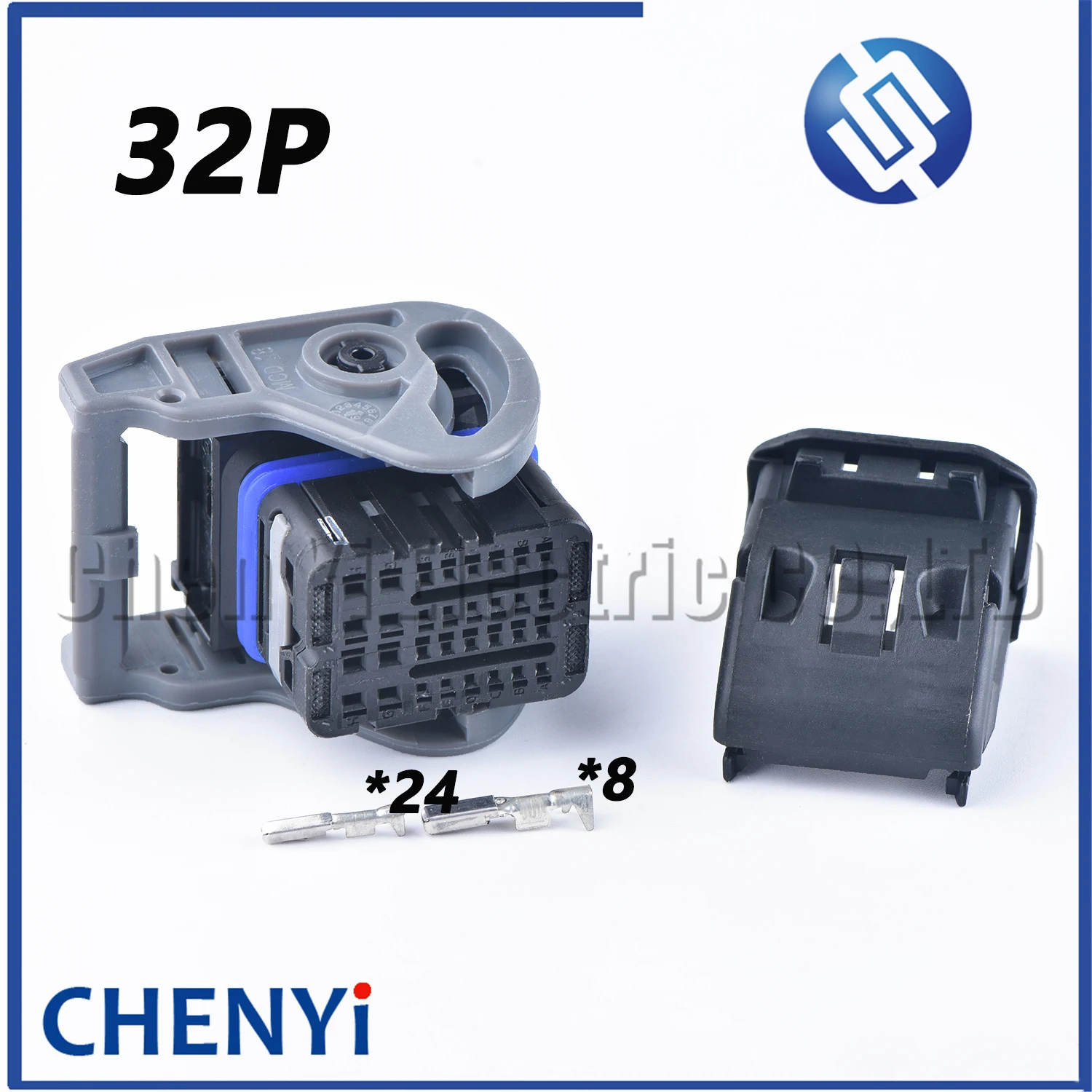 Черный 32 Pin/way соединитель 5009934111 для Nissan Ford Focus Mondeo Peugeot Citroen, материнская плата двигателя, разъем PCB