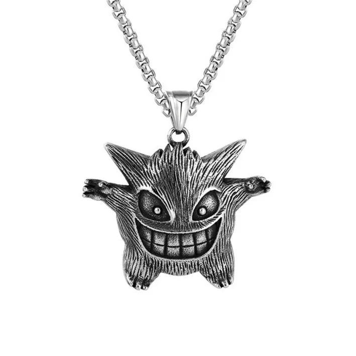 

Little Devil Little Monster Necklace Hip Hop Men's Stainless Steel Necklace Chains Tight Necklaces (chokers) Necklaces for Women