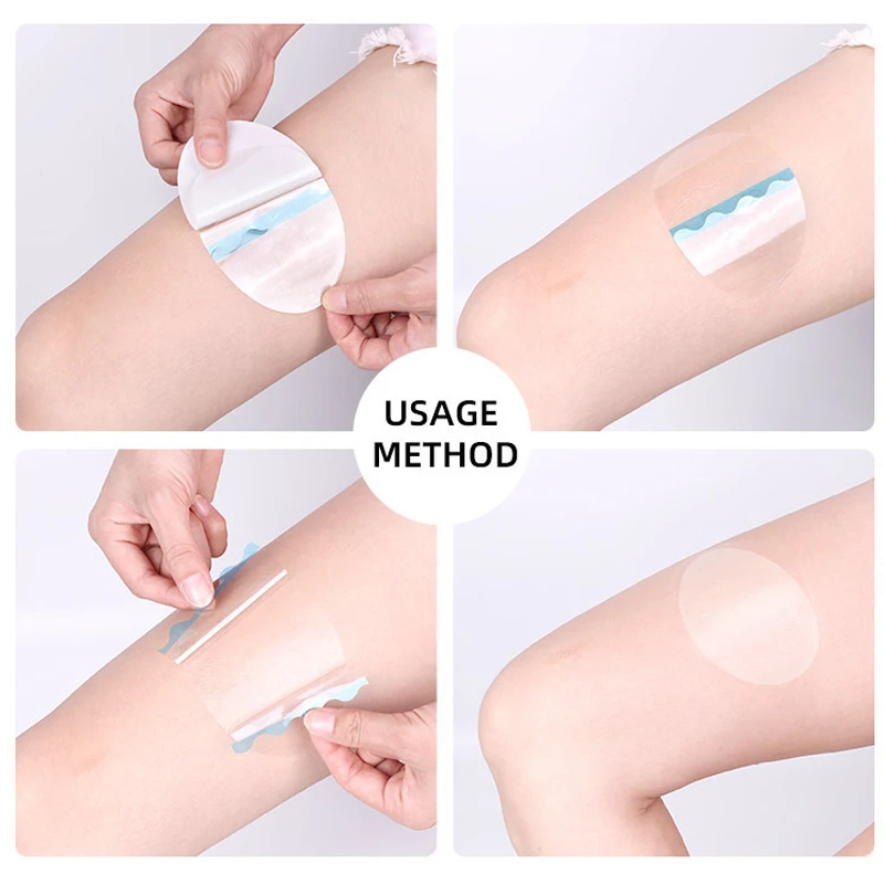 6Pcs Anti-Friction Thigh Tape Sweat Absorption Invisible Foot Pad Body Care Disposable Patches from Rubbing Stickers |