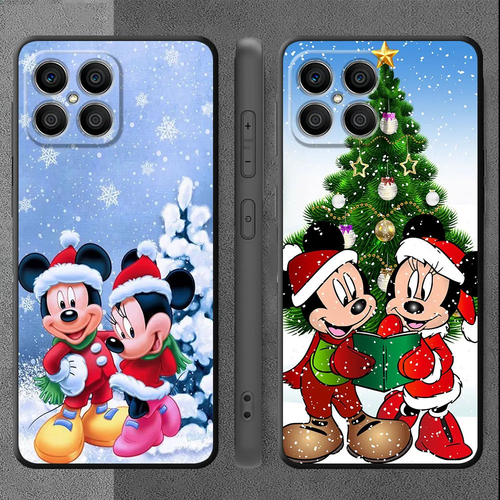 

Case For Huawei Honor X8 8X X9a X7 X6a X6 90 Pro 70 Lite 50 20 P40 P30 Y9 2019 Y8s 20i Soft Phone Cover Christmas Mickey Minnie