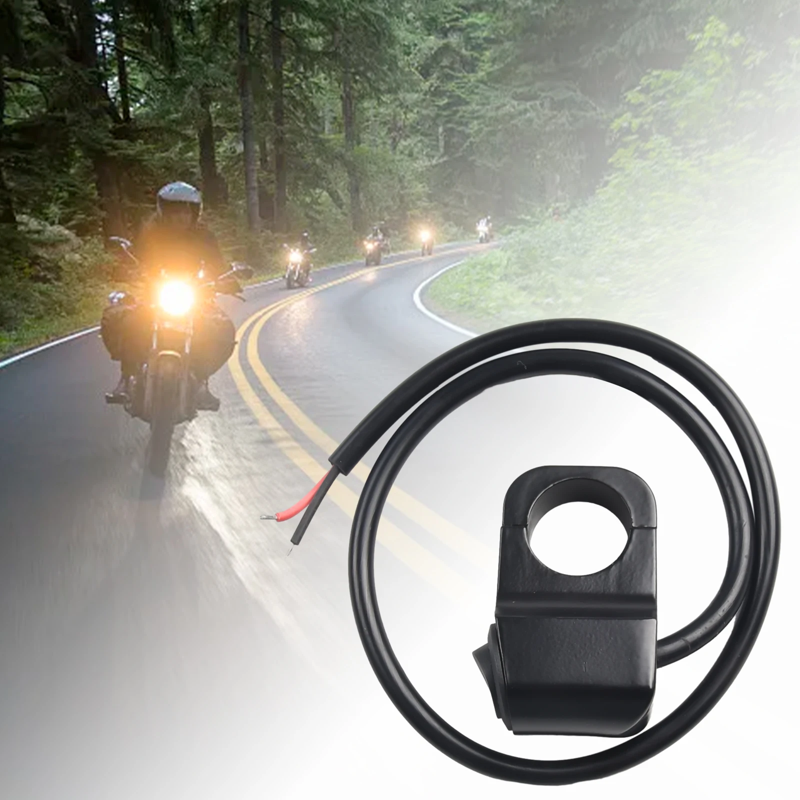 

High Quality Headlight Switch ON/OFF Switch Handlebar 12V 22-23mm CNC Aluminum-alloy Motorcycle Accessories Parts