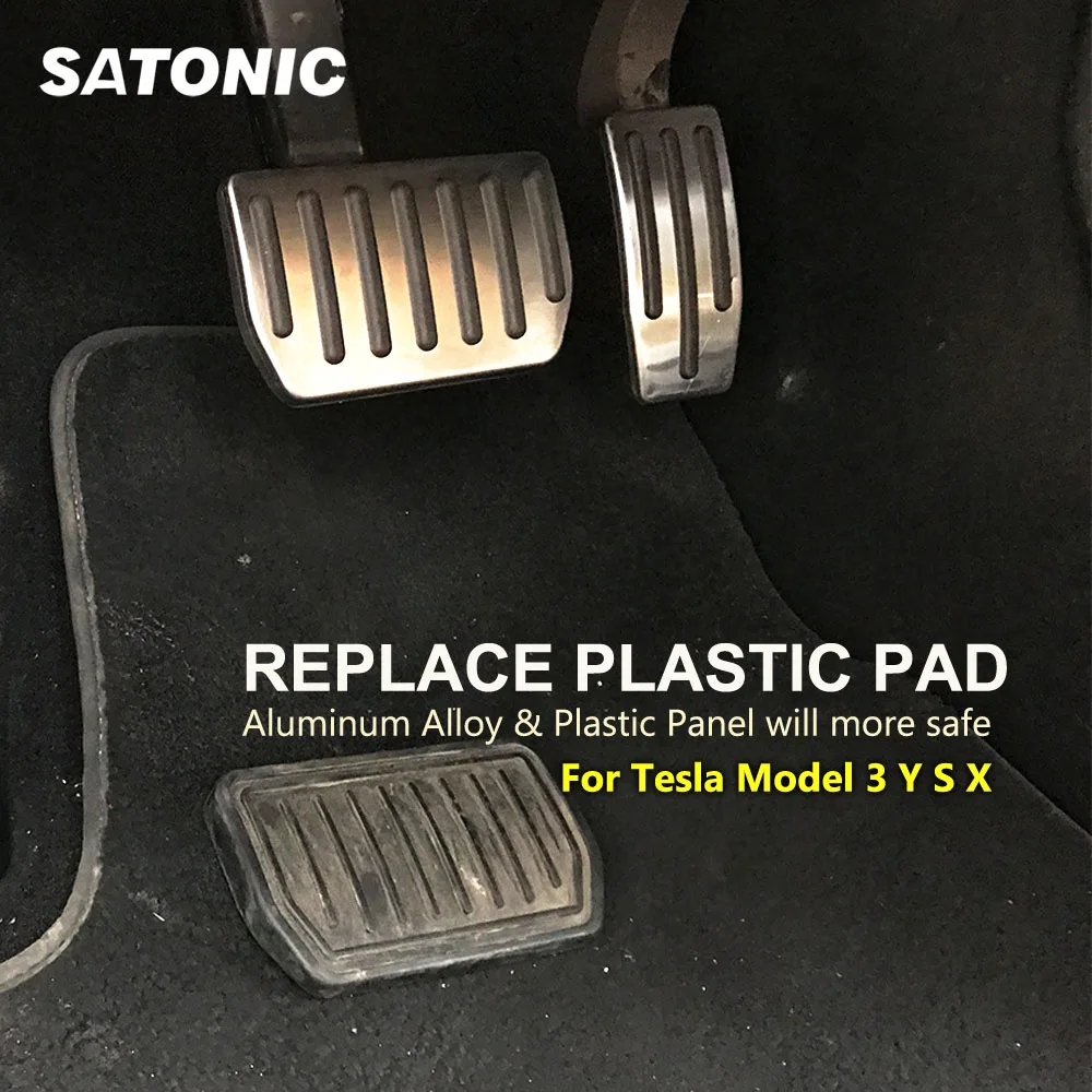 Педаль ножного тормоза SATONIC для Tesla Model 3 Y S X автомобильные аксессуары из