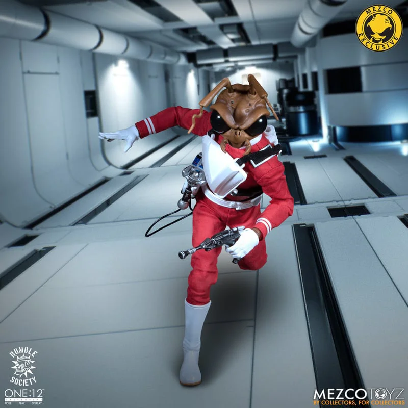 Фото Оригинальные фигурки MEZCO One:12 Collective Void Cadet Gomez и Vortex Strike Suit в наличии, коллекционные модели игрушек №4