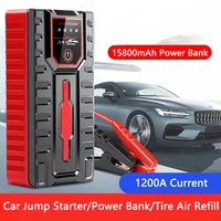 car jump starter power bank 15800mah portable car battery charger for iphone xiaomi huawei car emergency booster starting device