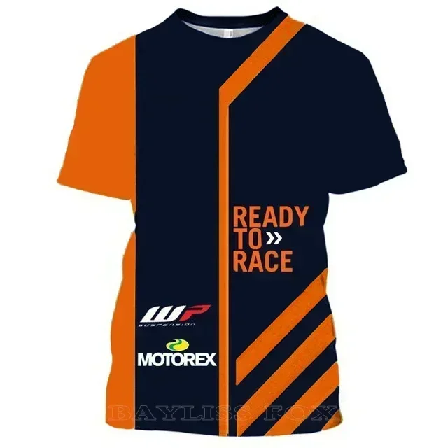 Летняя футболка для мотокросса KTM Bull Factory Racing, для езды на мотоцикле, внедорожная, командная, с коротким рукавом. (art.: 3920dcf94d03b) - 3920dcf94d03b
